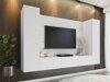 Woonkamerset Comfivo Salix V (Wit + Wit marmer)
