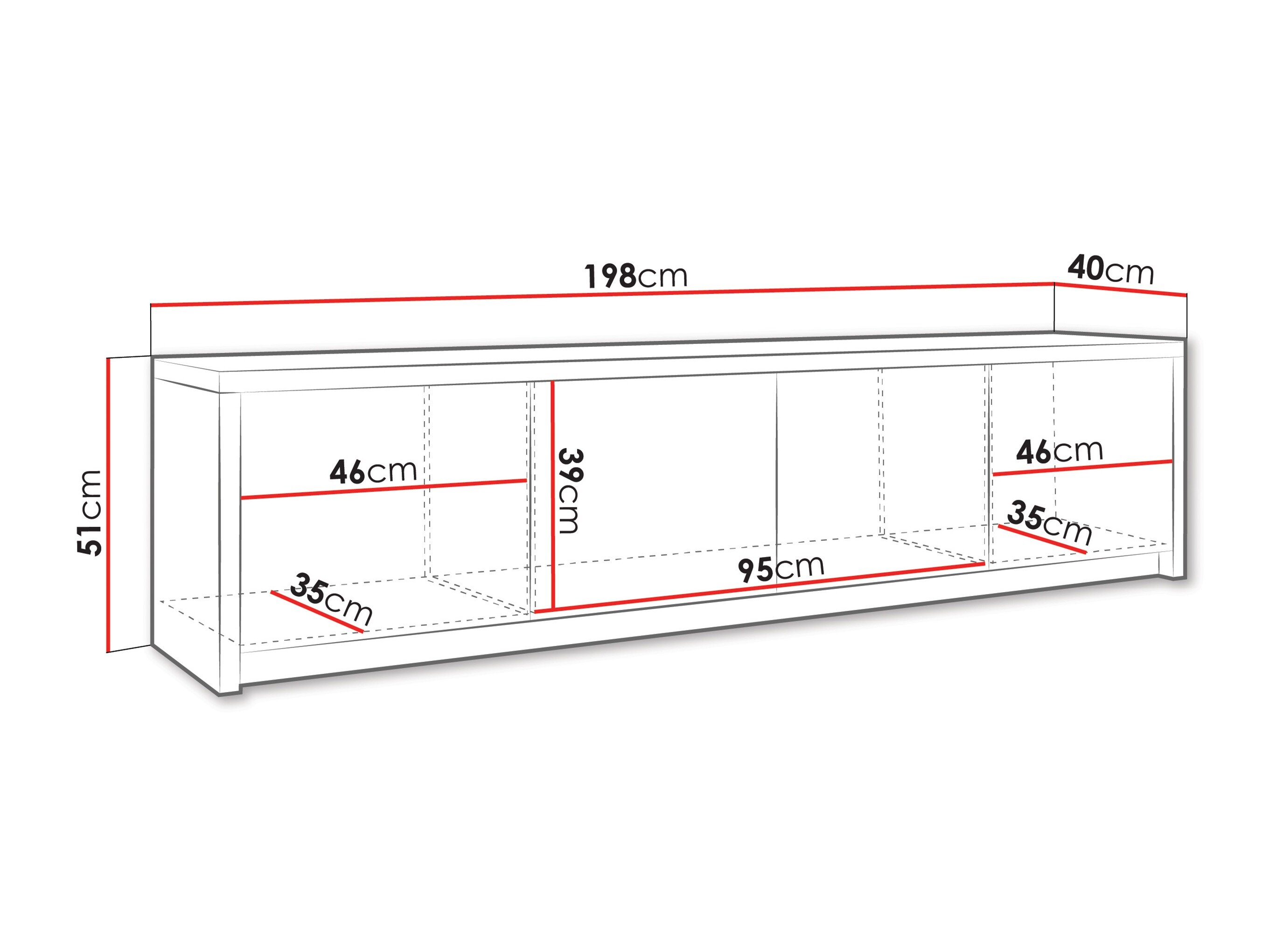 TV-bord Providence 201 (Beige)