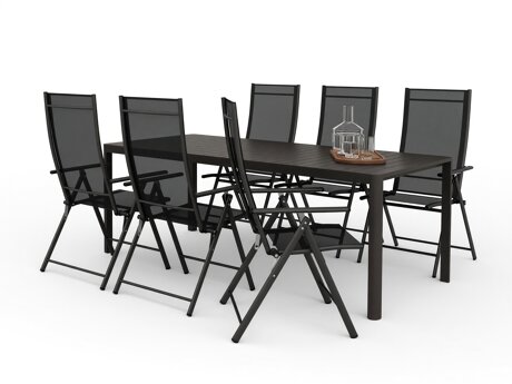 Tafel en stoelen set Dallas 5252