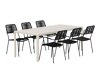 Tafel en stoelen set Dallas 5259