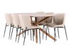 Eetkamerset Dallas 5102 (Beige)