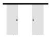 Skydedør Dover 198 (Hvid)