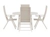 Tafel en stoelen set Dallas 5257 (Beige)
