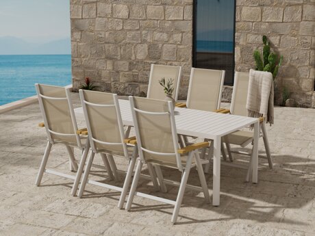Tafel en stoelen set Dallas 5258