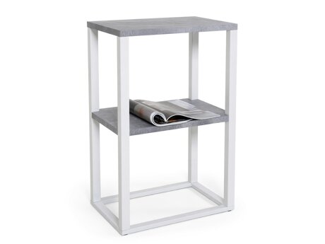 Bijzettafel Dallas 260 (Beton + Wit)