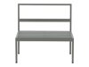 Fauteuil voor buiten Camorlo 100 (Grijs + Khaki)