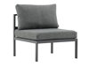 Fauteuil voor buiten Camorlo 100 (Grijs + Zwart)