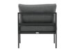 Fauteuil voor buiten Camorlo 100 (Grijs + Zwart)