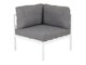 Fauteuil voor buiten Camorlo 101 (Grijs + Wit)