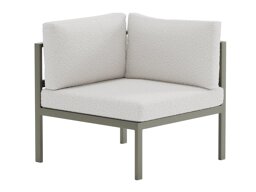 Fauteuil voor buiten Camorlo 101 (Wit + Khaki)