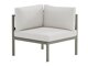 Fauteuil voor buiten Camorlo 101 (Wit + Khaki)