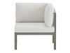Fauteuil voor buiten Camorlo 101 (Wit + Khaki)