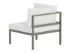 Fauteuil voor buiten Camorlo 101 (Wit + Khaki)