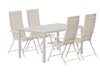 Tafel en stoelen set Dallas 5255 (Beige)
