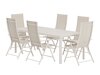 Tafel en stoelen set Dallas 5256 (Beige)