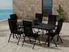 Tafel en stoelen set Dallas 5256 (Zwart)