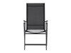 Tafel en stoelen set Dallas 5257 (Zwart)