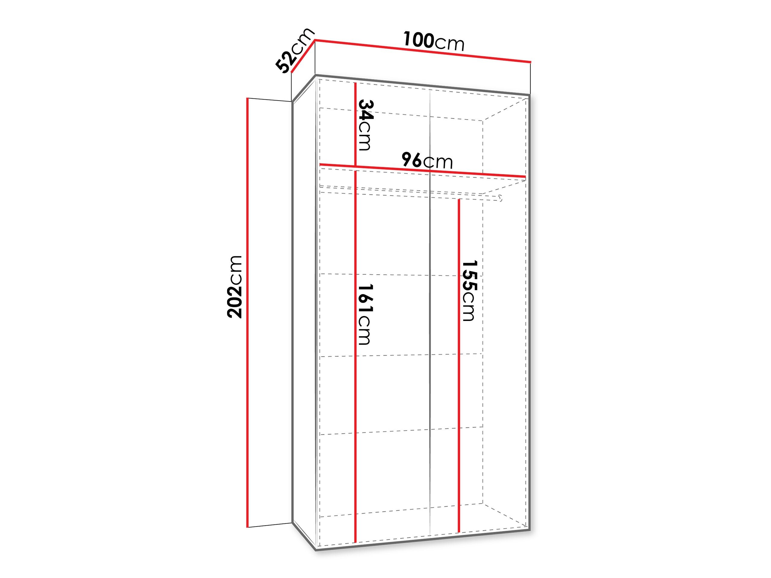 Garderobeskab Hartford 597 (Kashmir)