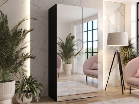 Garderobeskab Hartford 600 (Sort)