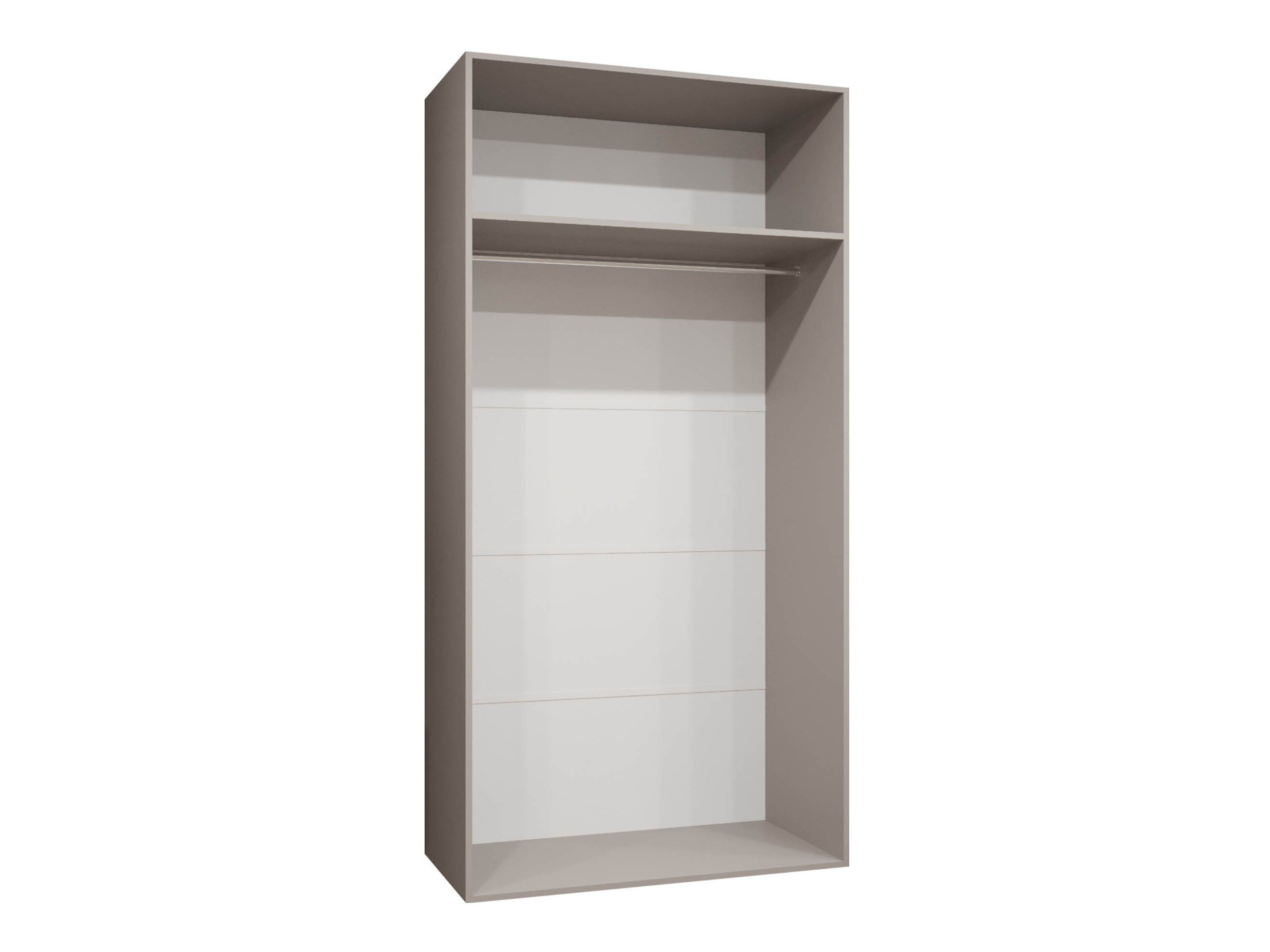 Garderobeskab Hartford 600 (Sort)