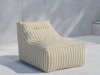 Zitzak Dallas 5276 (Geel + Wit)