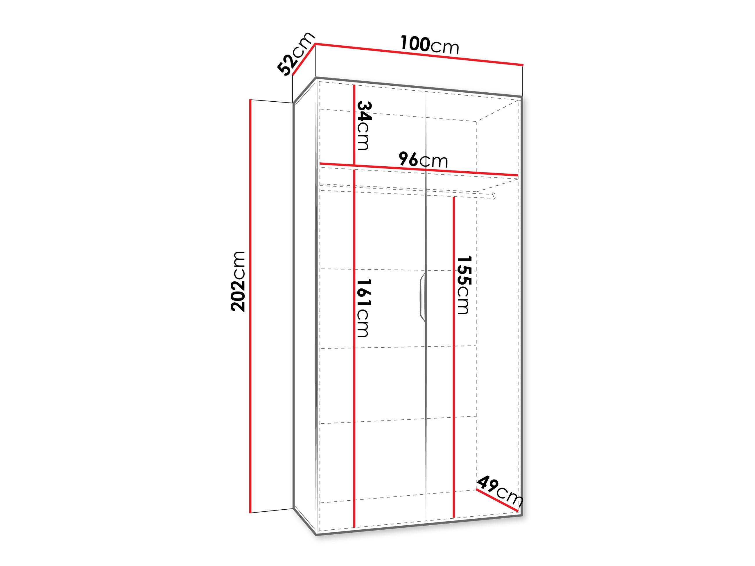 Garderobeskab Hartford 603 (Kashmir)