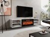 TV-meubel Charlotte 190 (Wit + Zwart)