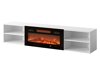 TV-meubel Charlotte 190 (Wit + Zwart)