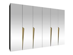 Kleiderschrank Hartford 617 (Schwarz)