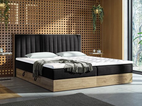 Boxspring ComfiDream Odelra (Gouden eik + Soro 100)