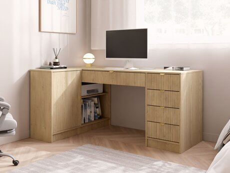 Hjørneskrivebord Comfivo Papilio II (Egetræ)