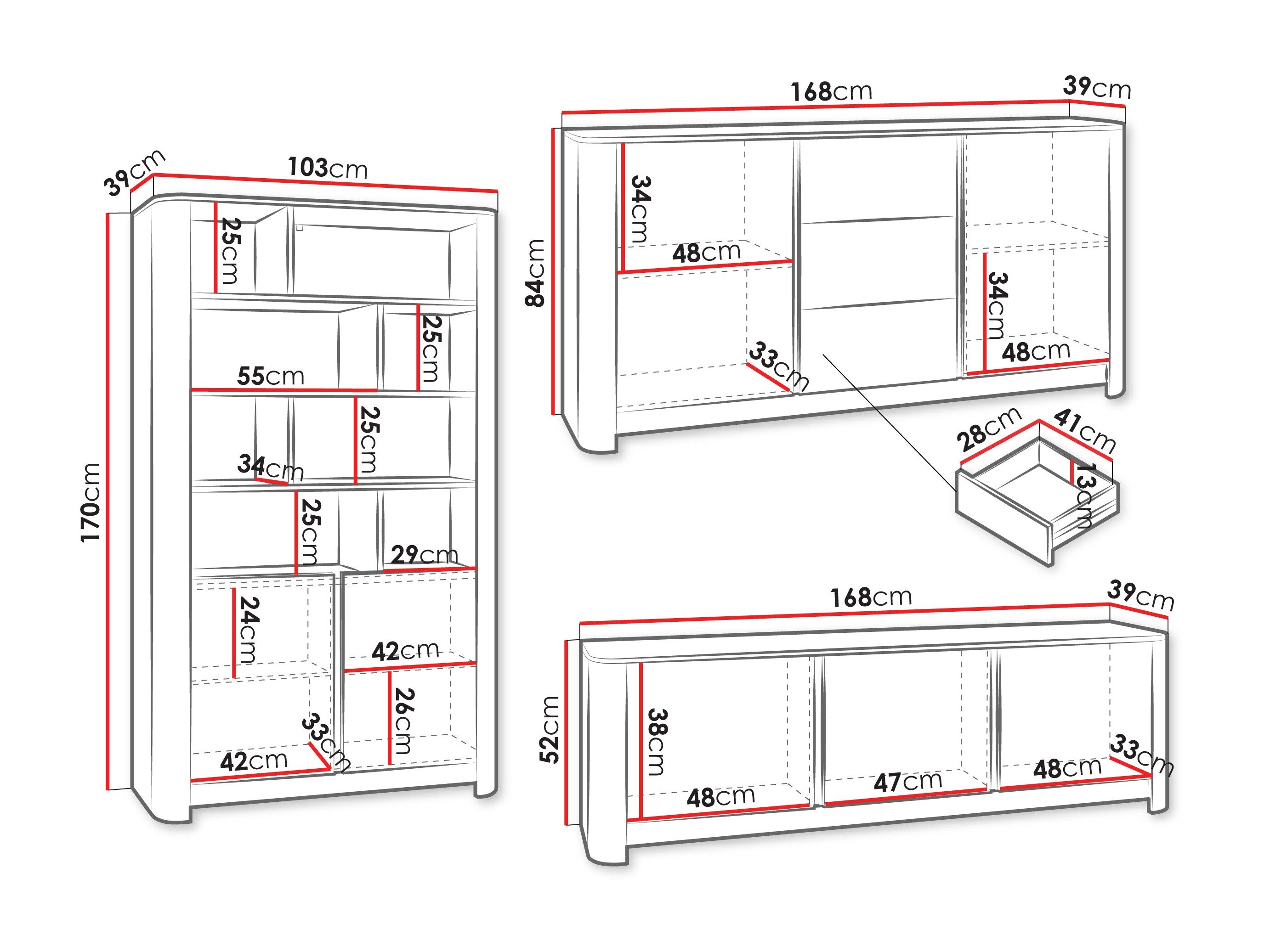 Stuemøbelsæt Somore 105