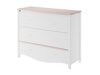 Kommode Velferi 125 (Hvid + Lyserød)