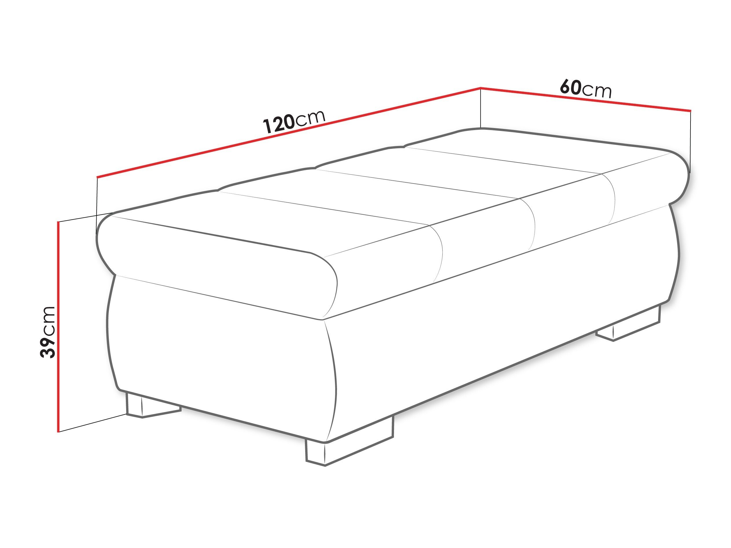 Polstret bænk Comfivo Olivetum I (Wave 09)