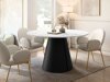 Tafel Oswego 165 (Wit marmer)