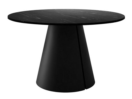 Tafel Oswego 165 (Zwart marmer)