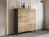 Dressoir Levtive 100 (Matera grijs + Kastanje)