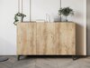 Dressoir Levtive 102 (Matera grijs + Kastanje)