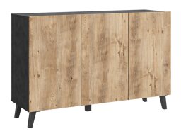 Dressoir Levtive 102 (Matera grijs + Kastanje)