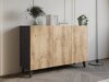 Dressoir Levtive 102 (Matera grijs + Kastanje)