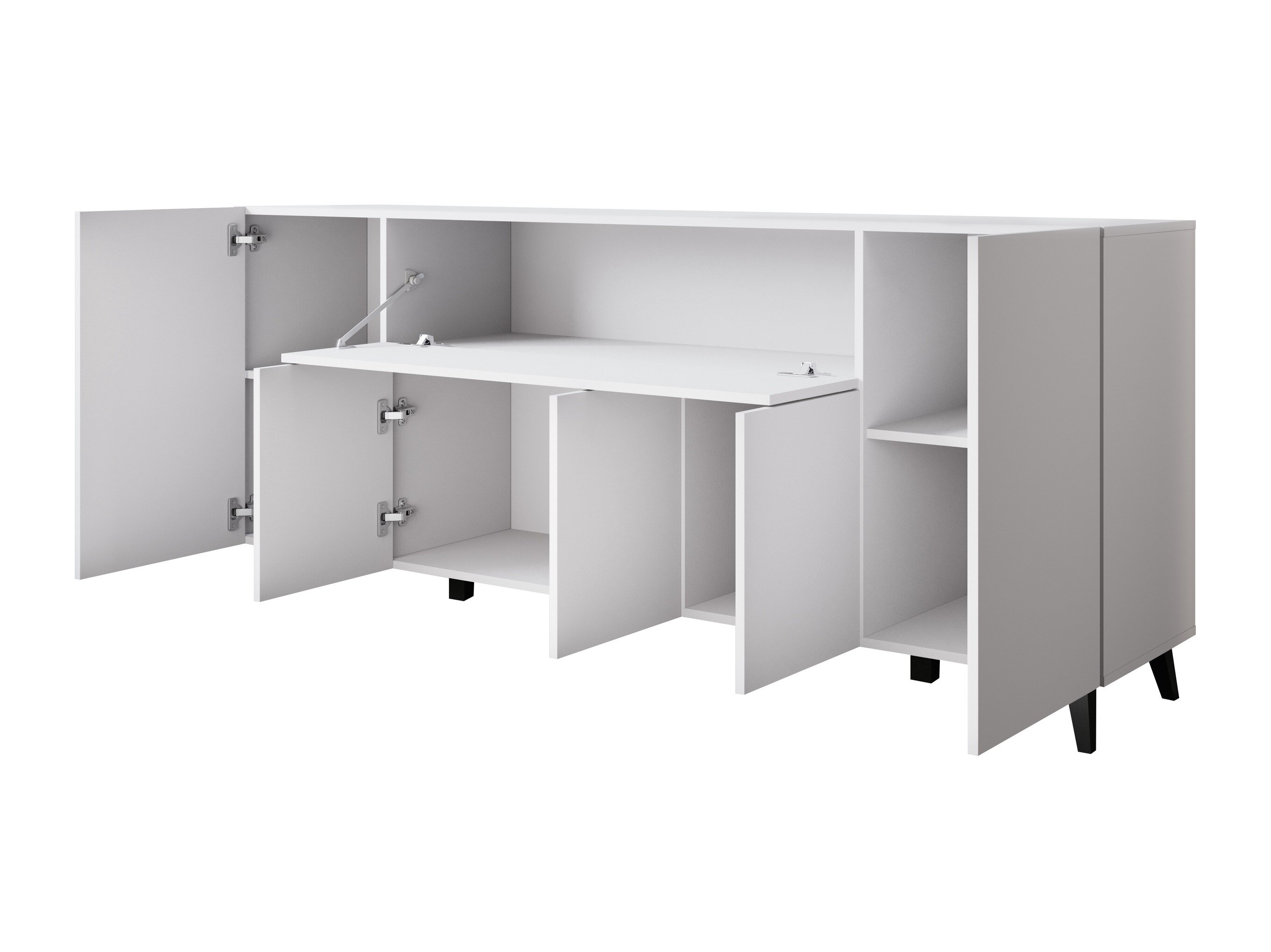 Dressoir Levtive 103 (Matera grijs + Kastanje)