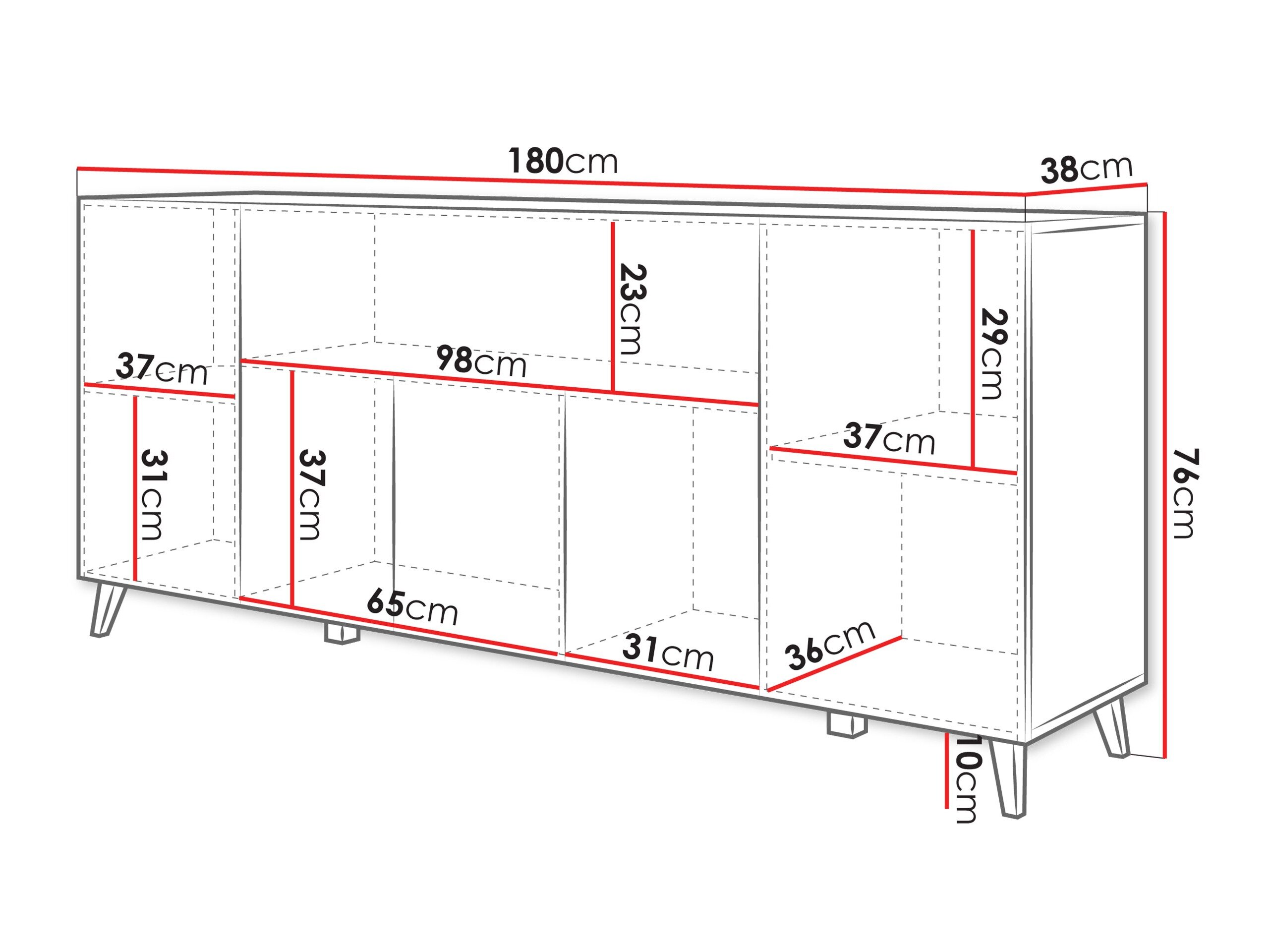 Dressoir Levtive 103 (Wit)