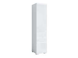 Boekenkast Mirfivo 108 (Wit + Glanzend wit)