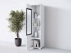 Boekenkast Mirfivo 109 (Wit + Glanzend wit)