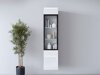 Boekenkast Mirfivo 109 (Wit + Glanzend wit)