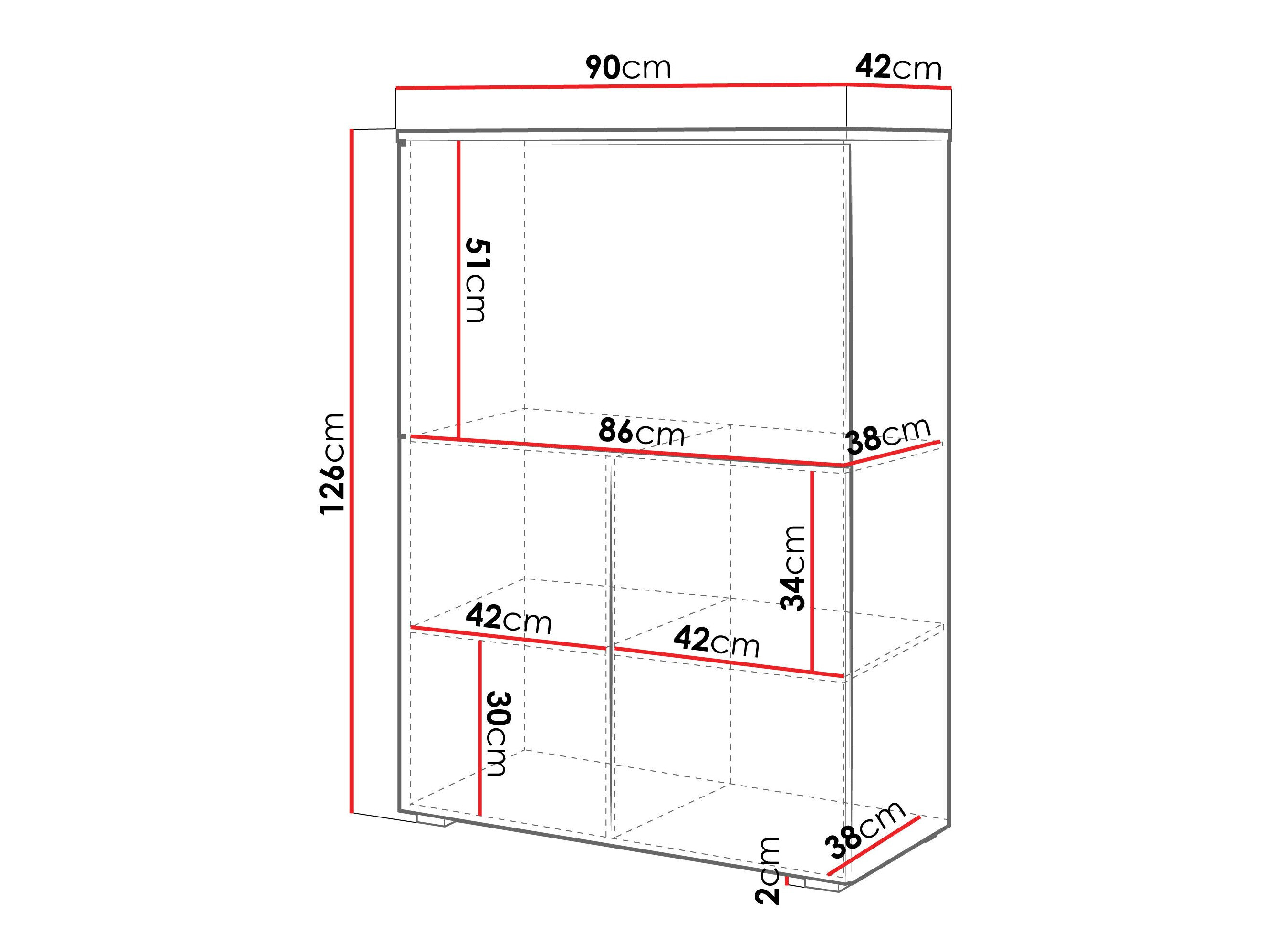 Dressoir Mirfivo 107 (Kasjmier)