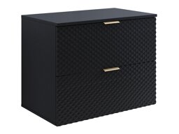 Cabinet atârnat pentru baie Liretu 107 (Negru)