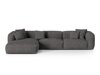 Moduļu stūra dīvāns Sorcoro 120 (Monet Anthracite)