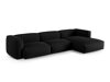 Modulares Ecksofa Sorcoro 121 (Boston Black)