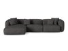 Modulinis minkštas kampas Sorcoro 121 (Monet Anthracite)